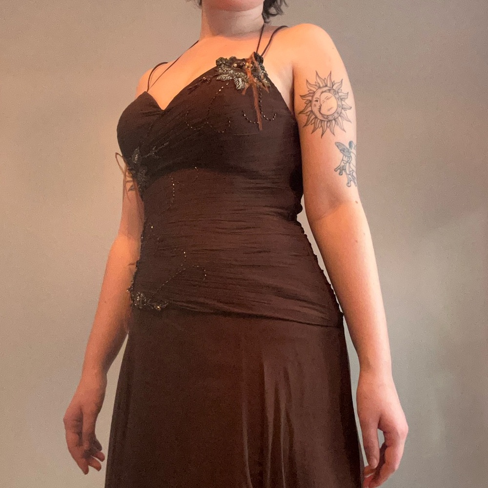2000s Fairy Whimsigoth Silk gown - Picture 10 of 14